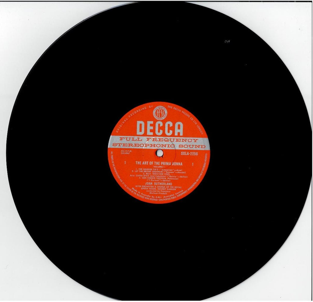 Joan Sutherland – The Art Of The Prima Donna, Vol.1 (Vinyl, LP, Stereo)