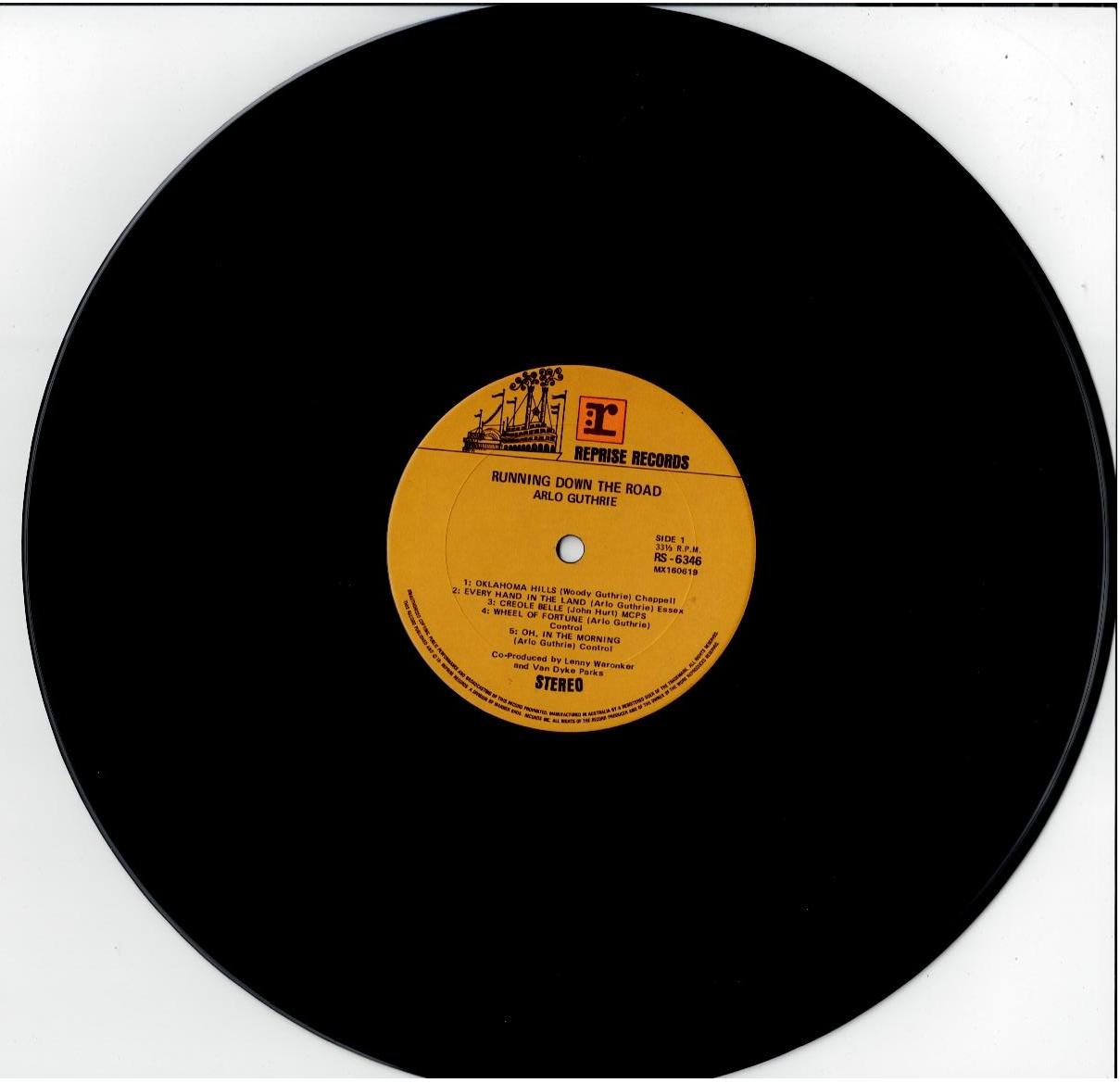 Arlo Guthrie – Running Down The Road (Vinyl, LP, Album)