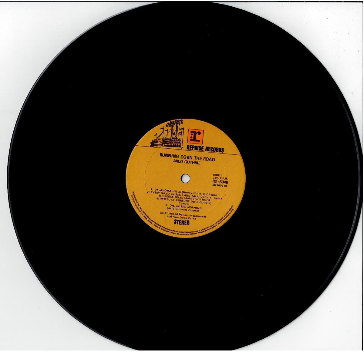 Arlo Guthrie – Running Down The Road (Vinyl, LP, Album)