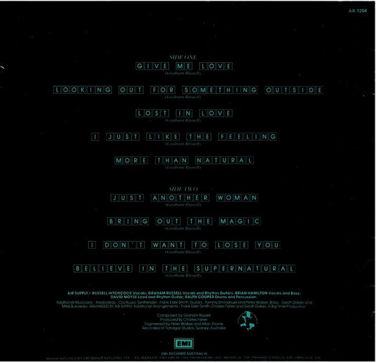 Air Supply – Life Support (Vinyl, LP, Album, Reissue)