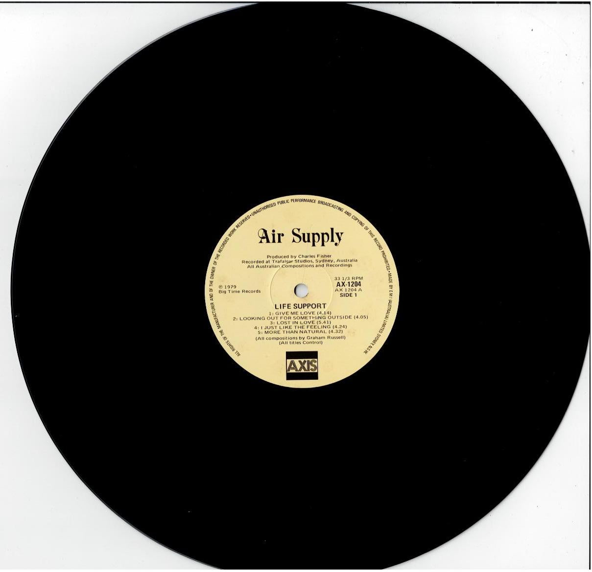 Air Supply – Life Support (Vinyl, LP, Album, Reissue)