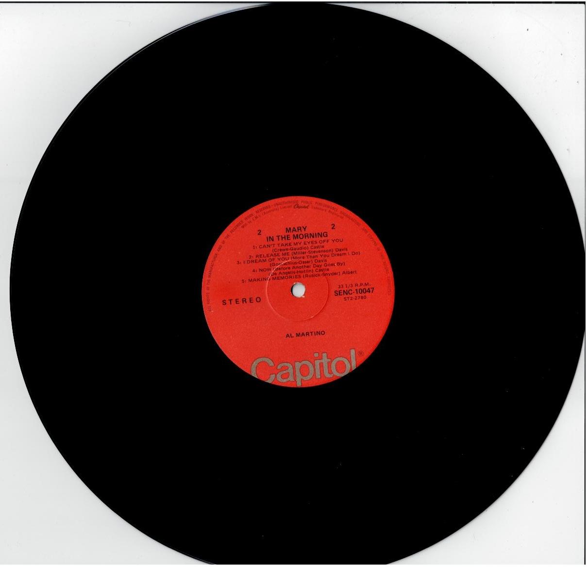 Al Martino – Mary In The Morning (Vinyl, LP, Album, Reissue)