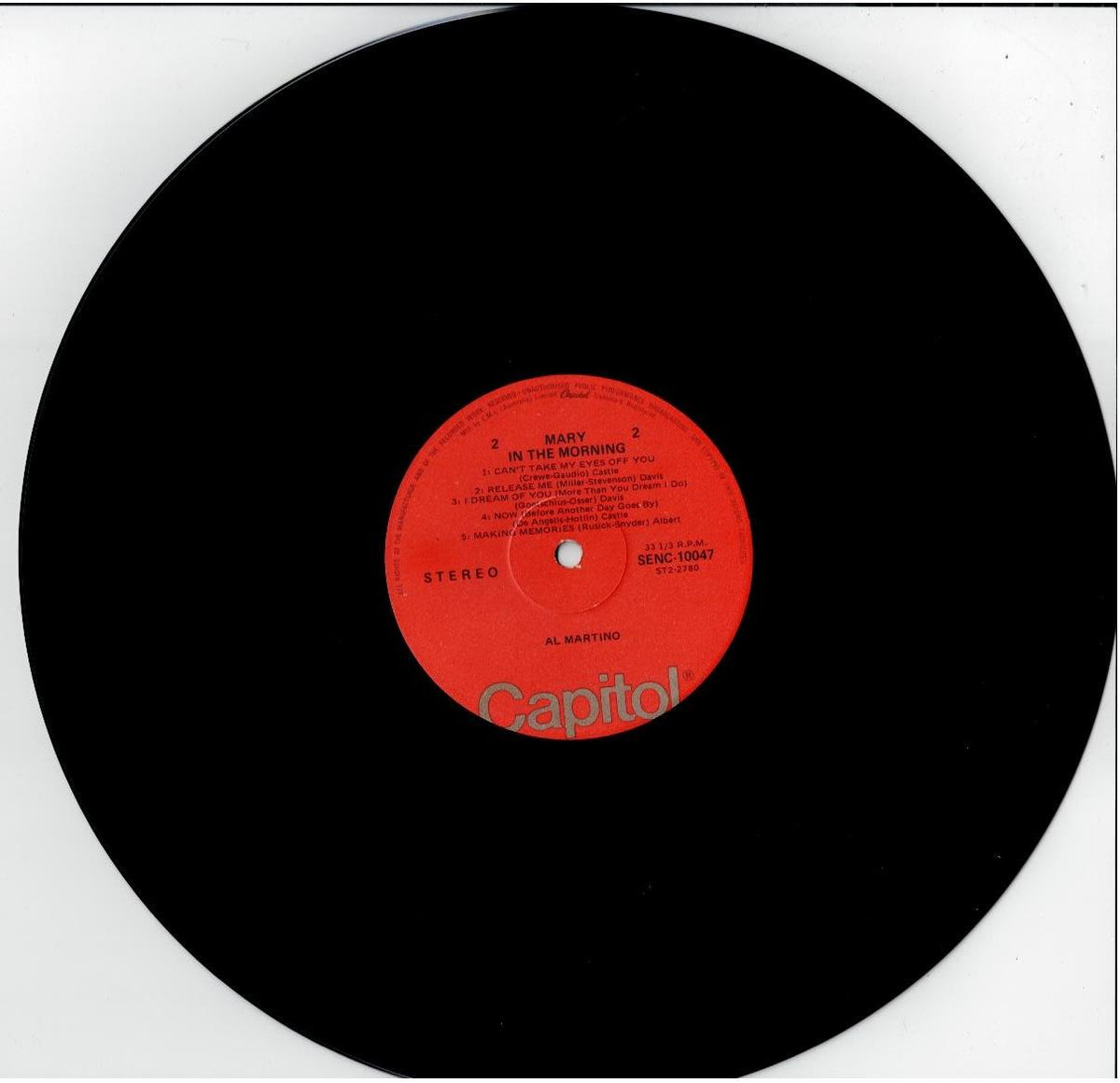 Al Martino – Mary In The Morning (Vinyl, LP, Album, Reissue)