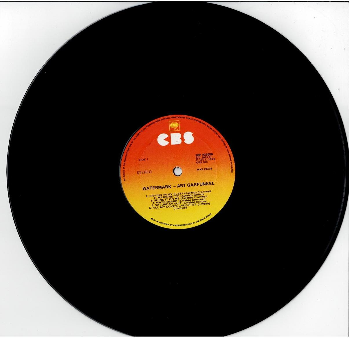 Art Garfunkel – Watermark (Vinyl, LP, Album, Stereo)