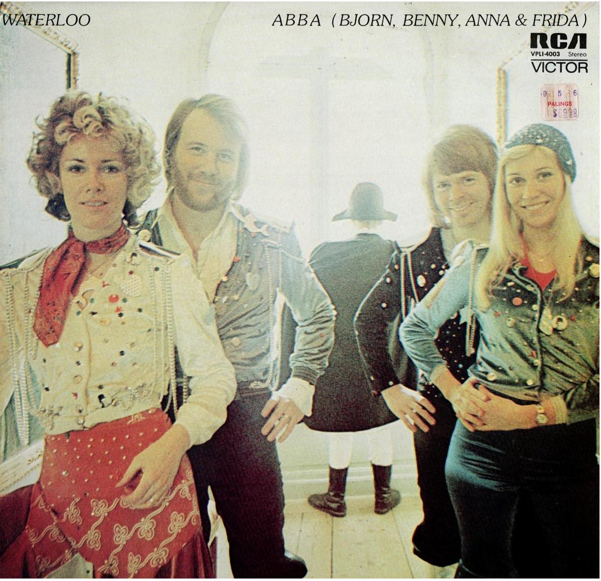 ABBA, Bjorn, Benny, Anna & Frida – Waterloo (Vinyl, LP, Album, Yellow Labels)