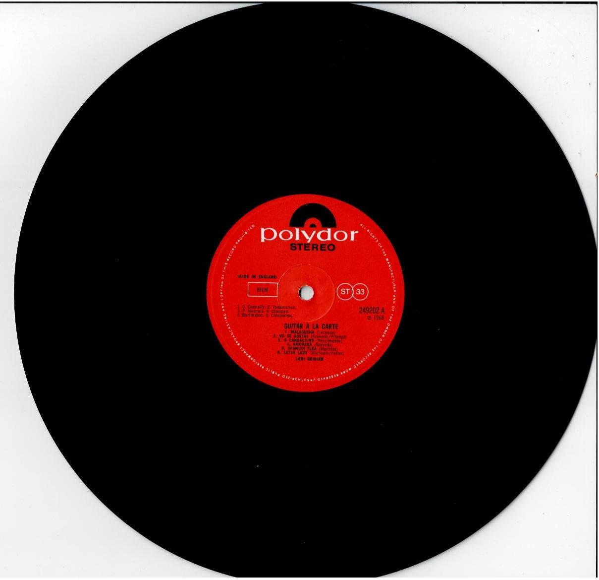 Ladi Geisler – Guitar À La Carte (Vinyl, LP, Album)