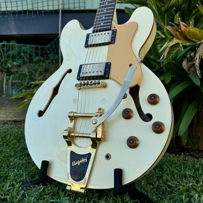 Epiphone Dot Royale w/ Bigsby - Pearl White