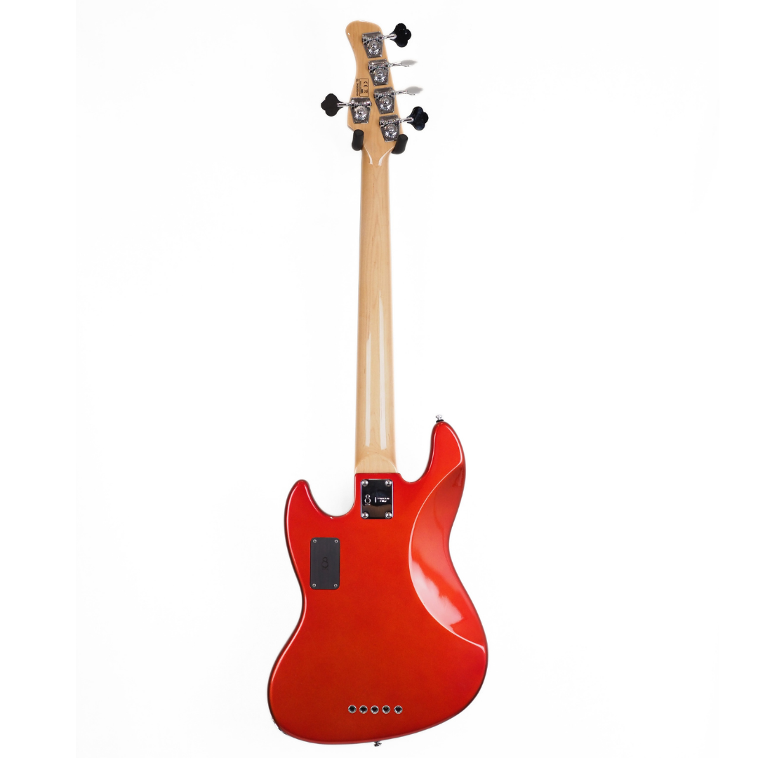 2020 Sire Marcus Miller V7 5-String Jazz Bass Guitar in Bright Metallic Red