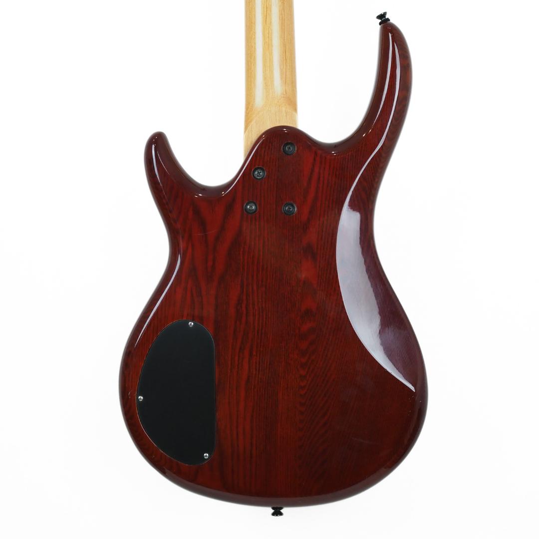 2007 Epiphone Embassy Standard IV Electric Bass Guitar in Walnut-Style Transparent Finish