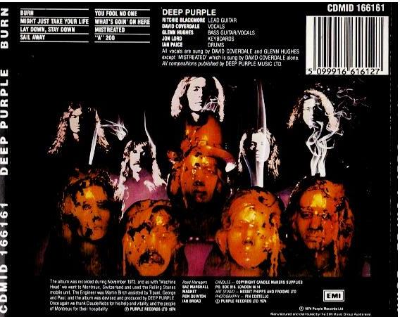 Deep Purple – Burn (CD, Album, Reissue) – Southside Guitars