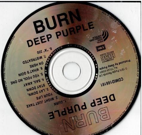 Deep Purple – Burn (CD, Album, Reissue) – Southside Guitars