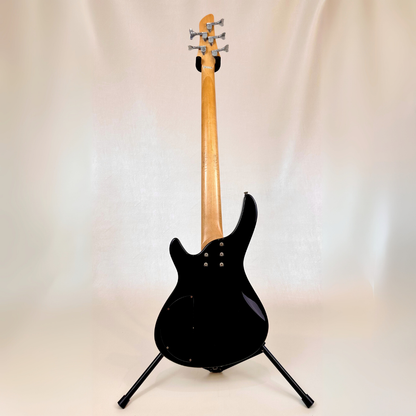 Aria 5-String Bass Guitar in Gloss Black