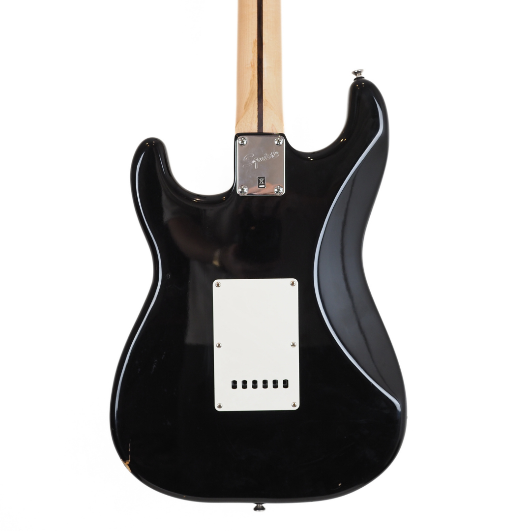 2010 Squier Affinity Stratocaster Electric Guitar in Gloss Black