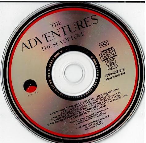 The Adventures – The Sea Of Love (CD, Album)