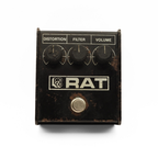 1986 ProCo Rat Small Box Distortion Effects Pedal (LM308N Loaded)