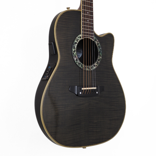 Vintage Morris Tornado ZII-EX Ovation-Style Acoustic Electric Guitar