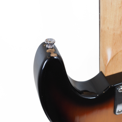 ARIA STB Series Left-Handed PJ-Style Electric Bass Guitar in Sunburst