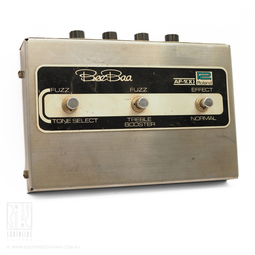 1970s Roland AF-100 BeeBaa Fuzz & Treble Booster Effects Pedal