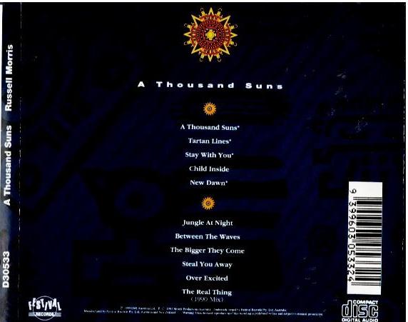 Russell Morris – A Thousand Suns (CD, Album)