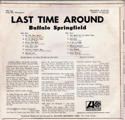 Buffalo Springfield – Last Time Around (Vinyl, LP, Album, Mono)