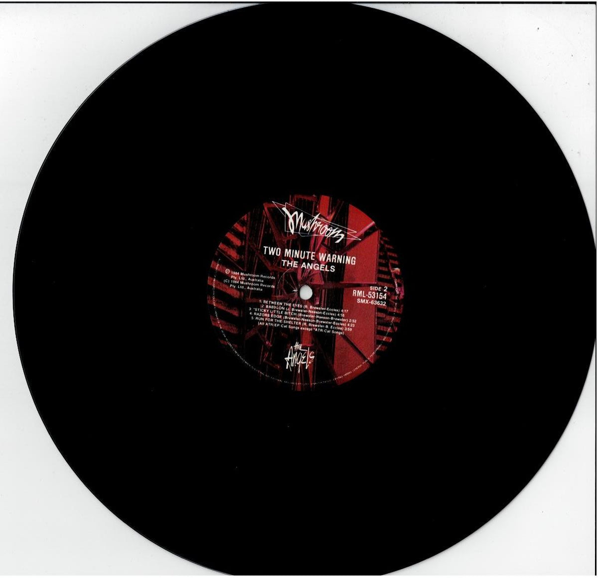 The Angels – Two Minute Warning (Vinyl, LP, Album)