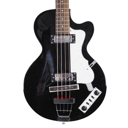 2006 Höfner Ignition Series HI-CB Club Electric Bass Guitar in Gloss Black