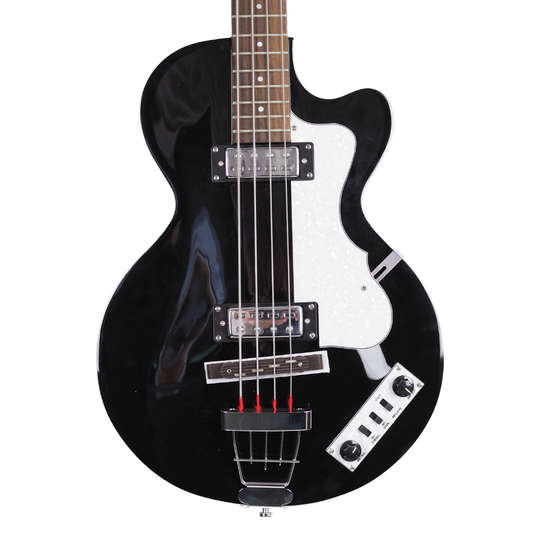 2006 Höfner Ignition Series HI-CB Club Electric Bass Guitar in Gloss Black