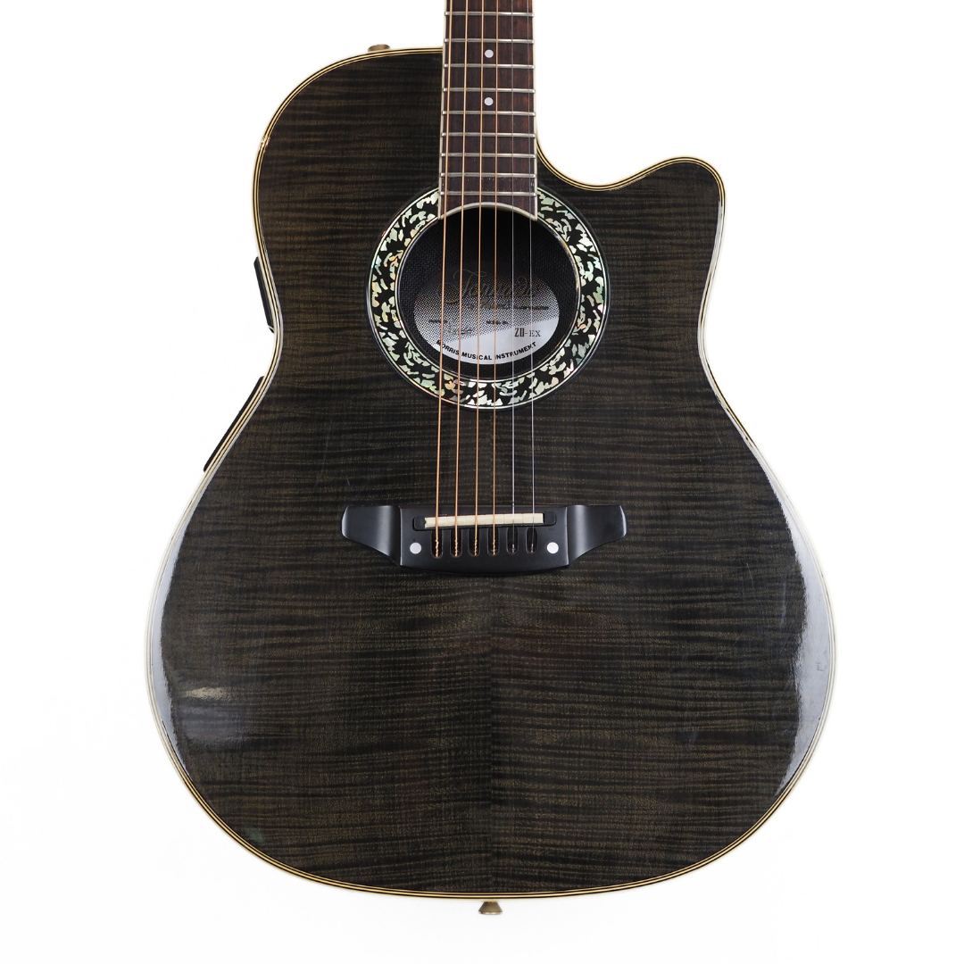 Vintage Morris Tornado ZII-EX Ovation-Style Acoustic Electric Guitar