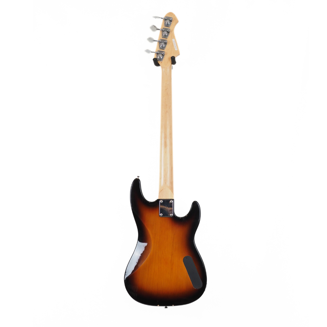 ARIA STB Series Left-Handed PJ-Style Electric Bass Guitar in Sunburst