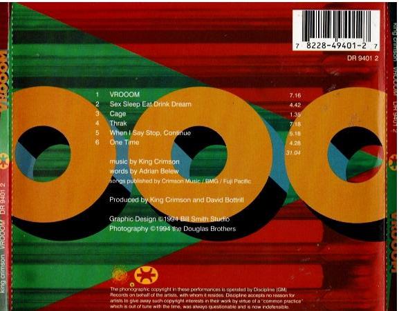 King Crimson – VROOOM (CD, EP)