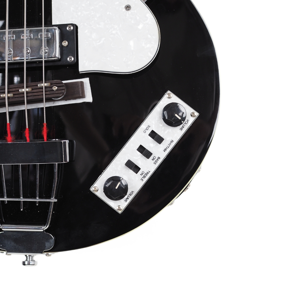 2006 Höfner Ignition Series HI-CB Club Electric Bass Guitar in Gloss Black