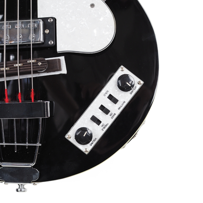 2006 Höfner Ignition Series HI-CB Club Electric Bass Guitar in Gloss Black