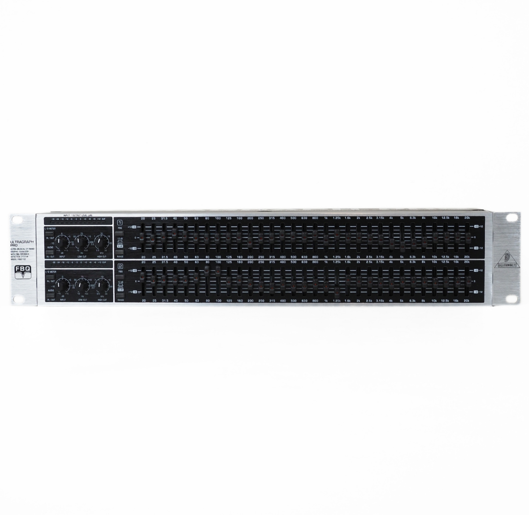 Behringer Ultragraph Pro FBQ3102 31-Band Stereo Graphic Equaliser Rack Mounted Unit