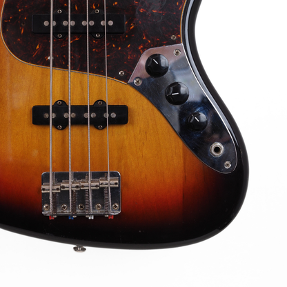 2004 Fender CIJ JB-62 '62 Reissue Jazz Bass Guitar in 3-Colour Sunburst