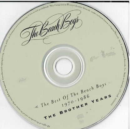 The Beach Boys – The Best Of The Beach Boys 1970-1986: The Brother Years (CD, Compilation)