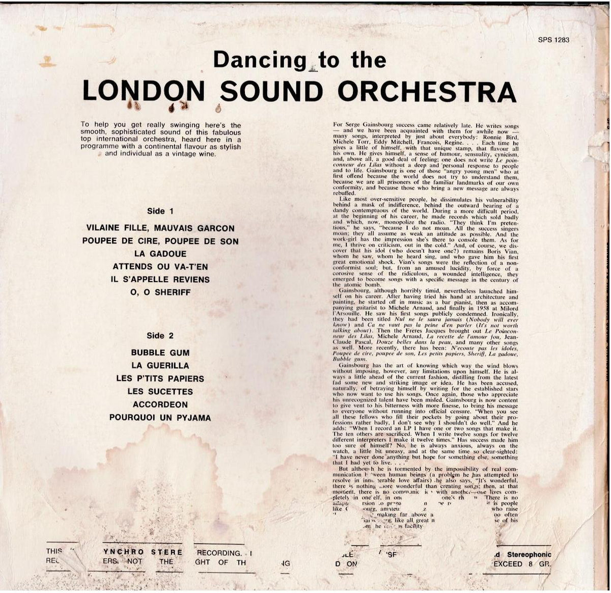 The London Sound Dance Orchestra – Dancing To The London Sound Dance Orchestra (Vinyl, LP, Album)