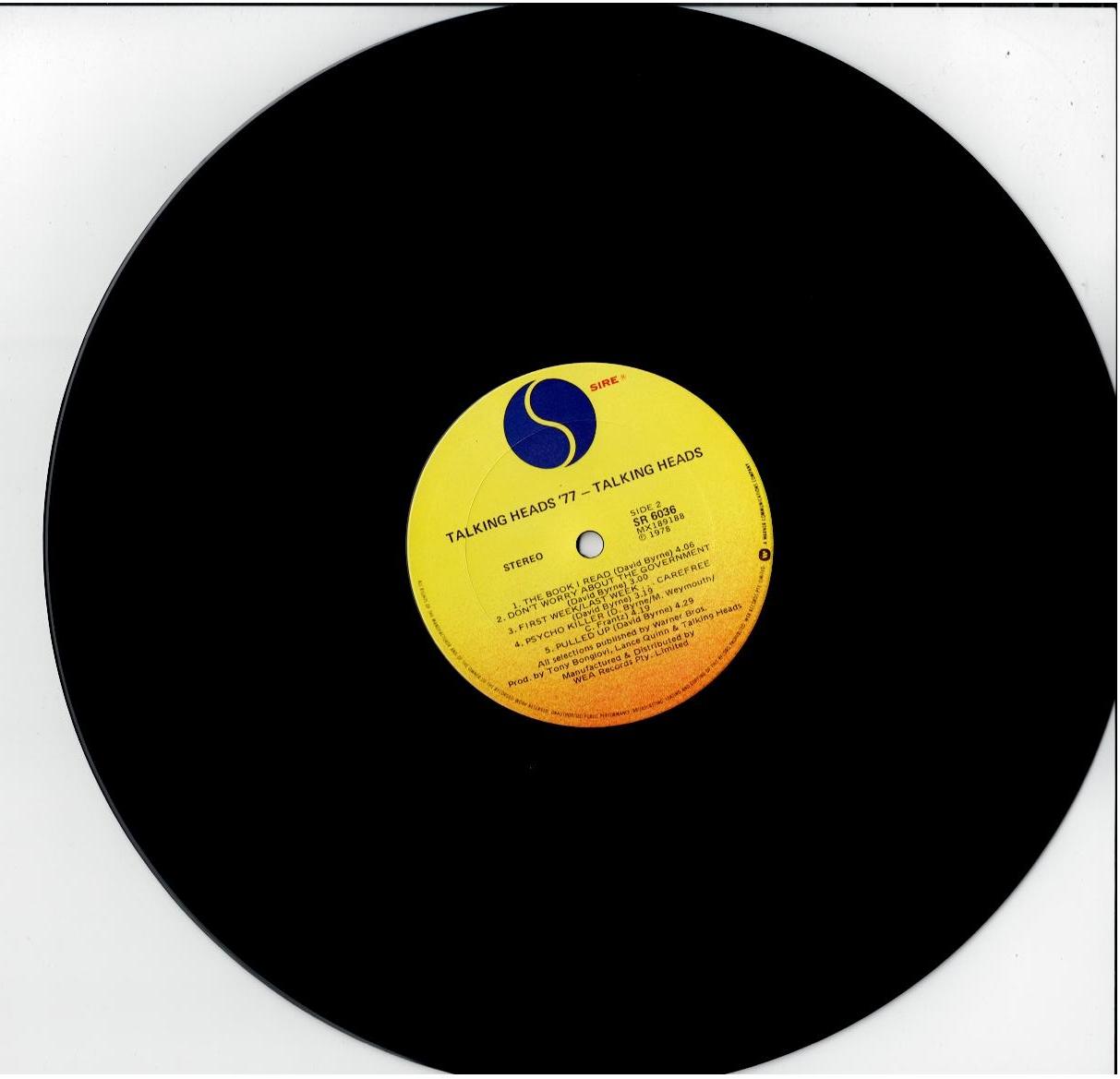 Talking Heads – Talking Heads: 77 (Vinyl, LP, Album)