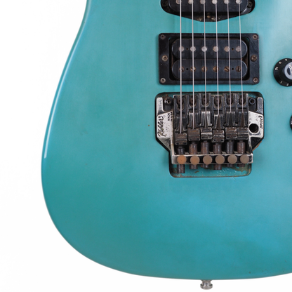 1989 Fender HM Strat Electric Guitar in Ice Blue