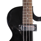 2020 Höfner Ignition Series HI-CB-SE-BK Club Electric Bass Guitar in Gloss Black