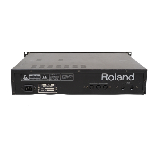 Roland D-550 Linear Synthesiser Rack Mounted Unit