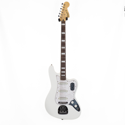 2013 Squier 'Vintage Modified' Bass VI Electric Guitar in Olympic White