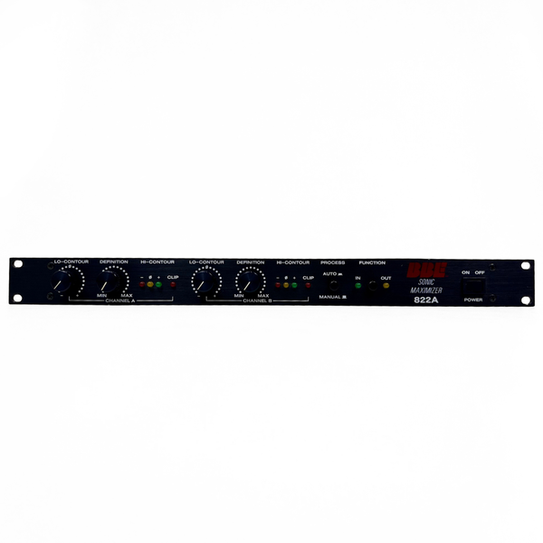 BBE 822A Sonic Maximizer Audio Processor Rack Mounted Unit