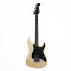 1980s Fender Contemporary MIJ Stratocaster Electric Guitar in Aged Pearl White Finish