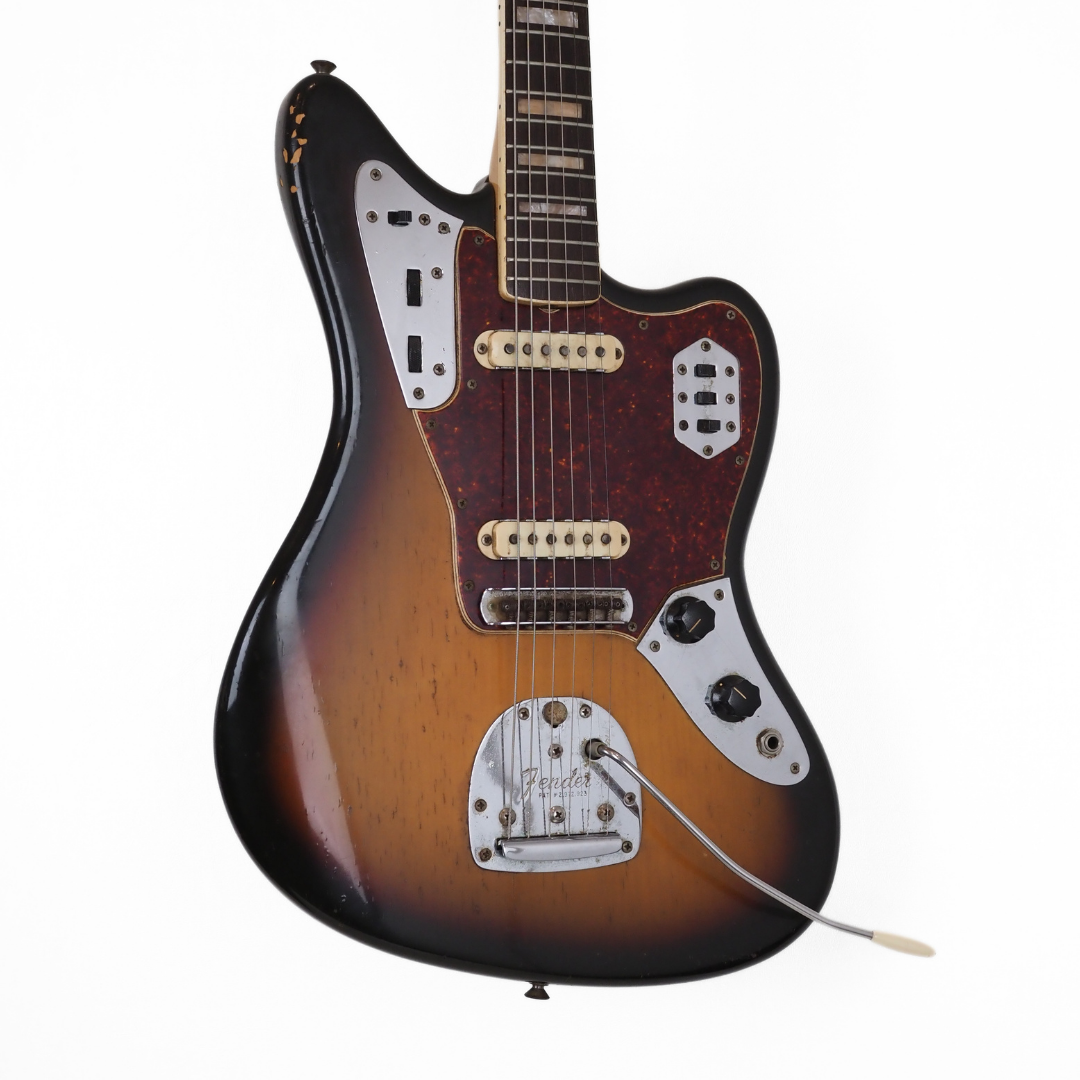 1969 Fender Jaguar Electric Guitar in Sunburst