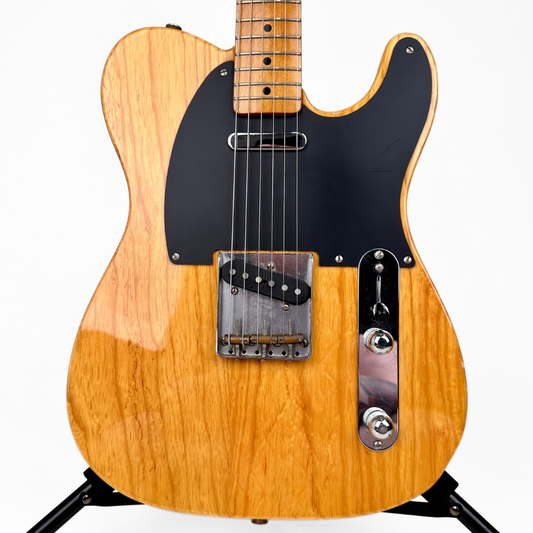 90s Fender Japan TL52-TX '52 Telecaster Electric Guitar with Texas Special Pickups in Butterscotch Blonde Finish