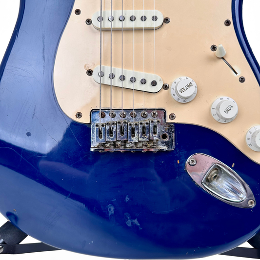 2005 Squier Bullet Stratocaster Electric Guitar in Blue