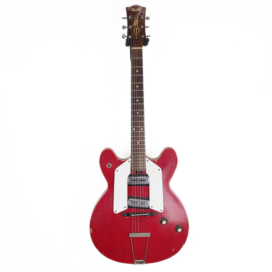 1970s Maton Apollo 505 Hollowbody Electric Guitar in Red