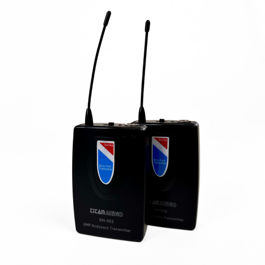 Titan Audio SN-502 UHF Dual-Channel Wireless Microphone System