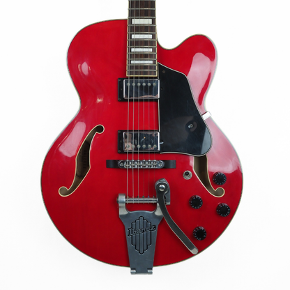 2005 Ibanez Artcore Hollowbody Electric Guitar with Vibrola in Transparent Red