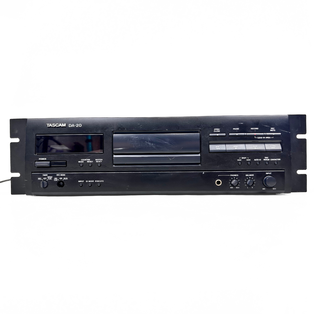 TASCAM DA-20 Digital Audio Tape Deck Recorder (Rack Mounted Unit)